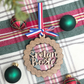 Croatian Christmas Ornament - Sretan Božić Wooden Heritage Gift