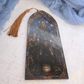 Space Wars Stained Glass Acrylic Bookmark - Reader Gift for Sci Fi Fantasy Fans