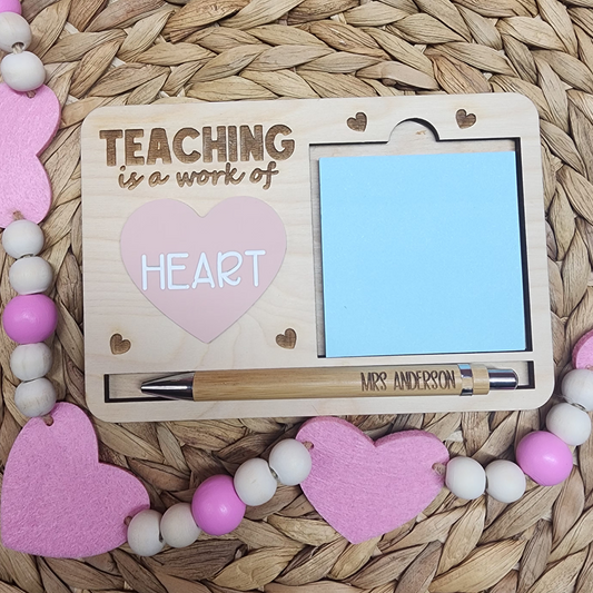 Teaching Is A Work Of Heart Note Station