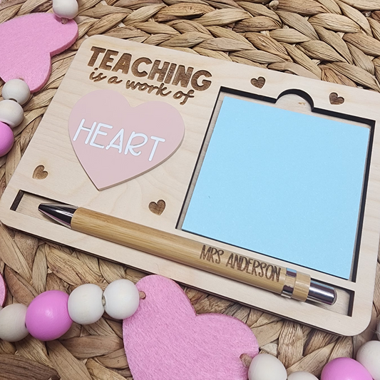 Teaching Is A Work Of Heart Note Station