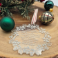 Twas the Night Before Christmas Ornament | Engraved Clear Acrylic Wreath with Hidden Mouse Heads | Holiday Keepsake Gift