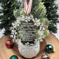 Twas the Night Before Christmas Ornament | Engraved Clear Acrylic Wreath with Hidden Mouse Heads | Holiday Keepsake Gift