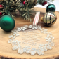 Twas the Night Before Christmas Ornament | Engraved Clear Acrylic Wreath with Hidden Mouse Heads | Holiday Keepsake Gift