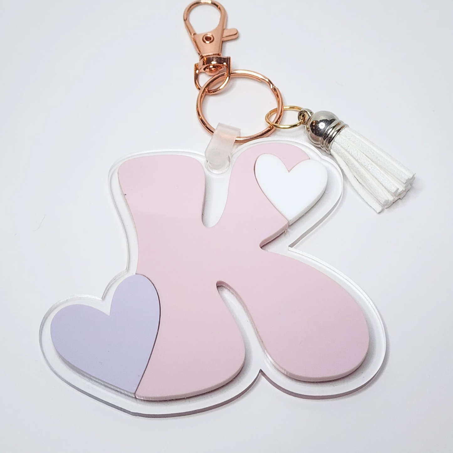 Retro Monogram Heart Tag