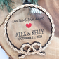 Personalized “We Tied the Knot” Ornament - Wood & Clear Acrylic Wedding Keepsake