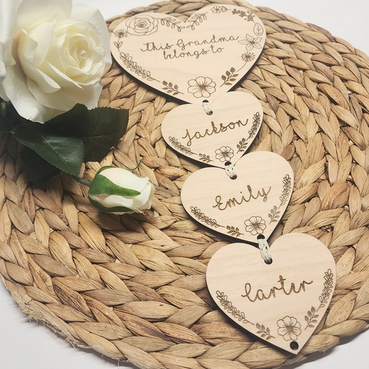 Wildflower Heart Wall Hanger