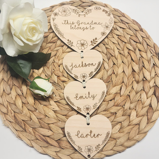 Wildflower Heart Wall Hanger