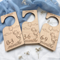 Wooden Baby Closet Dividers - Pooh Bear Balloon Engraved Nursery Organizers - Baby Shower Gift Set of 7 Hangers