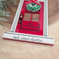 Our New Home Christmas Ornament - Personalized Acrylic Door with Wreath, New Home Gift