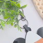 Custom Candy Corn Halloween Bag Tag - Personalized Acrylic Boo Basket Name Keychain  Fall Bag Charm with Iconic Ears