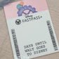 Personalized Theme Park Countdown Pass - Dry Erase Vacation Keepsake Magnet