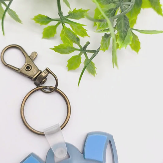 Personalized NFC Emergency Contact Backpack Tag - Custom Safety Keychain for Kids - Tap with Phone - Medical ID + Emergency Info