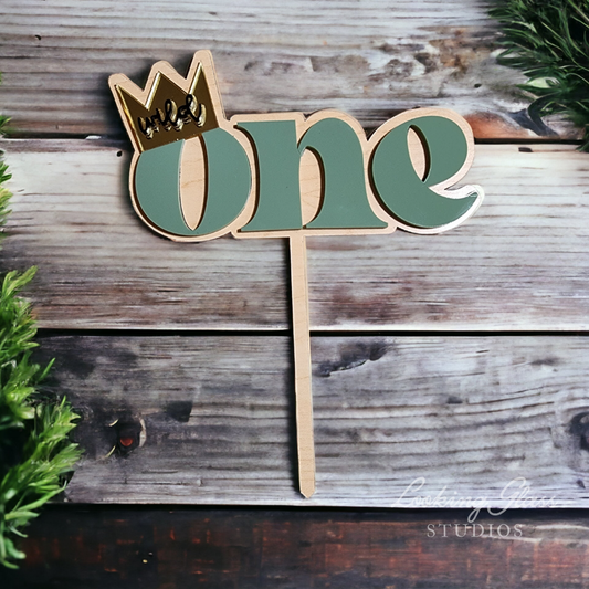 Wild One Cake Topper